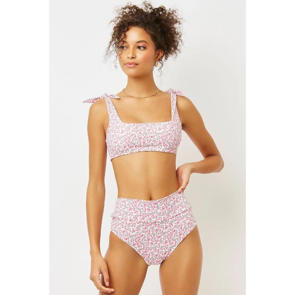 Frankies Bikinis NWT Papillon Bikini Set Kendall Top Alexis Bottom size Medium - Picture 1 of 8